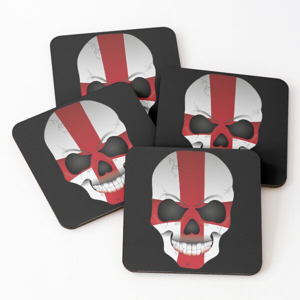 Item preview, English Vampire Skull Flag designed and sold by SandersApparel.