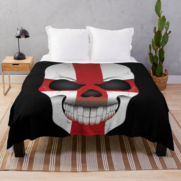 Item preview, English Vampire Skull Flag designed and sold by SandersApparel.