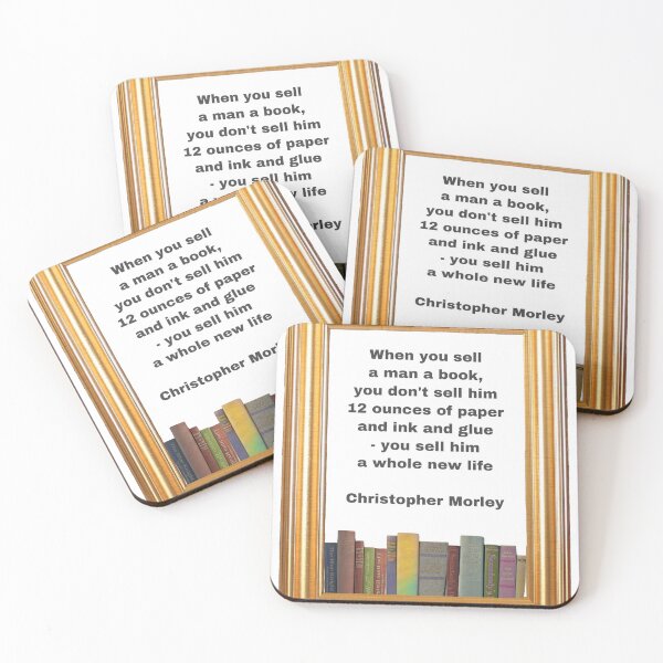 Item preview, Quote by Christopher Morley designed and sold by Pelikancrazy.