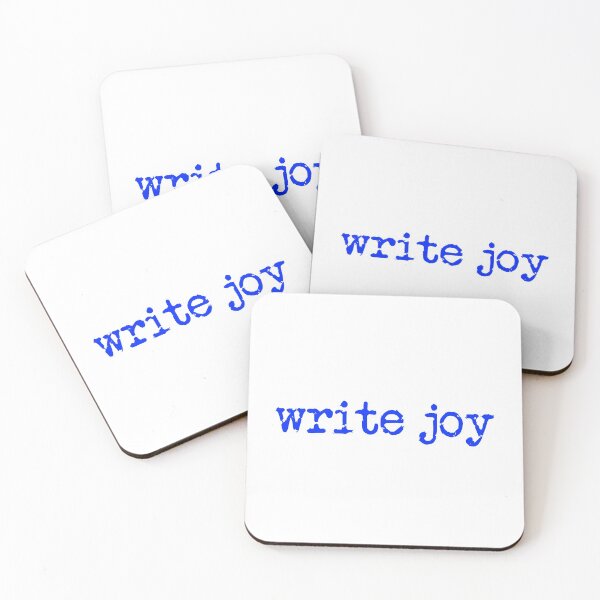 Item preview, write joy in blue designed and sold by TeaRoseWriter.
