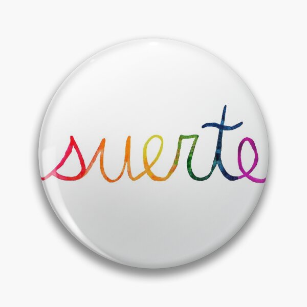 Item preview, Suerte (Good Luck) Rainbow Watercolor designed and sold by designcardinal.