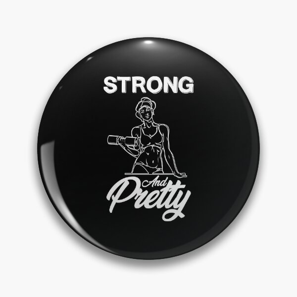 Item preview, Strong and pretty powerlifting bodybuilding Women designed and sold by Nessshirts.