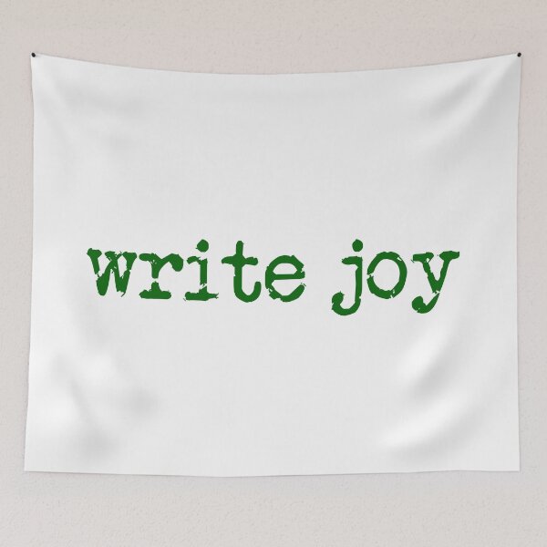 Item preview, write joy in green designed and sold by TeaRoseWriter.