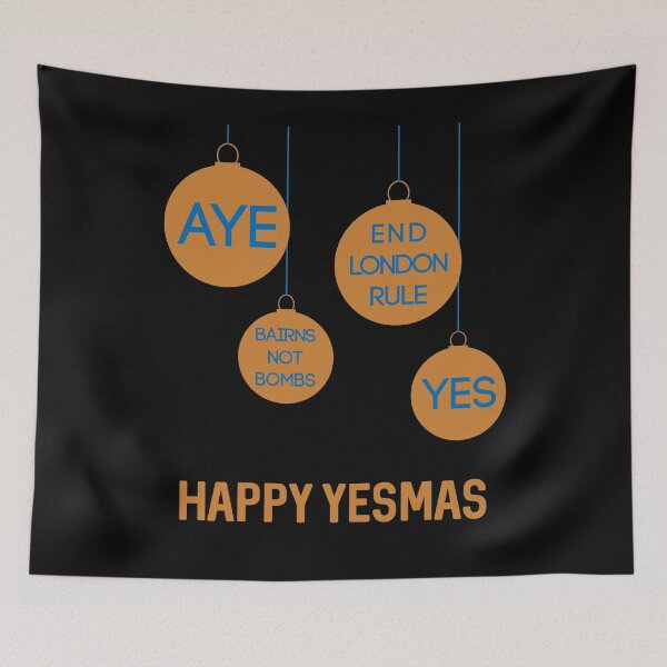 Item preview, Bronze Happy Yesmas Christmas Decoration Bauble Design  designed and sold by MacPean.