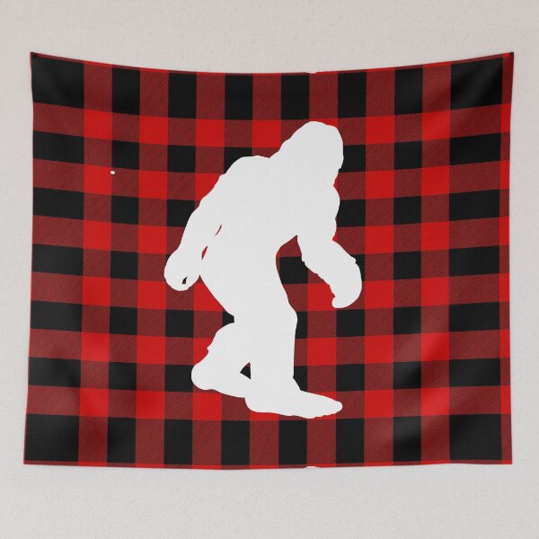Item preview, Buffalo plaid christmas bigfoot christmas yeti designed and sold by GoodyLeo.