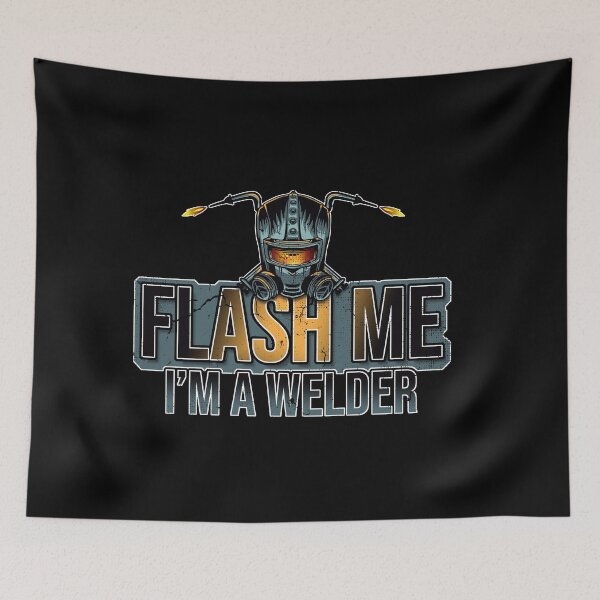 Item preview, Flash Me I'm A Welder Shirt Funny Welding Dad Tee Welder  designed and sold by MarioShirtWorld.