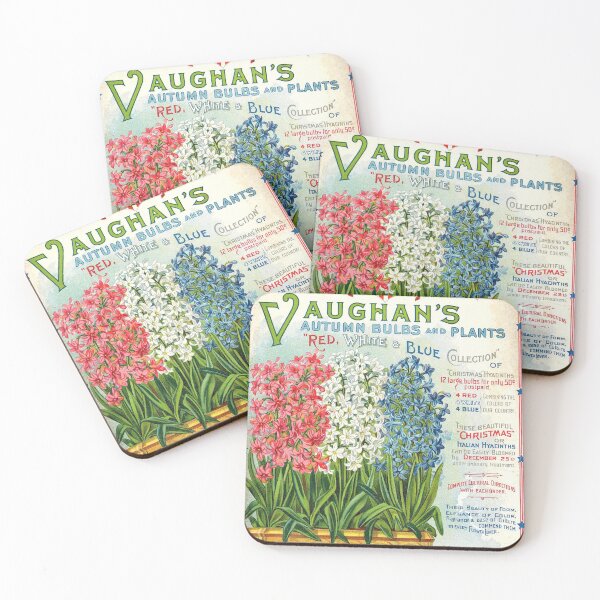 Item preview, Red, white, and blue hyacinths - Vaughan's Seed Store. 1898. designed and sold by killies.