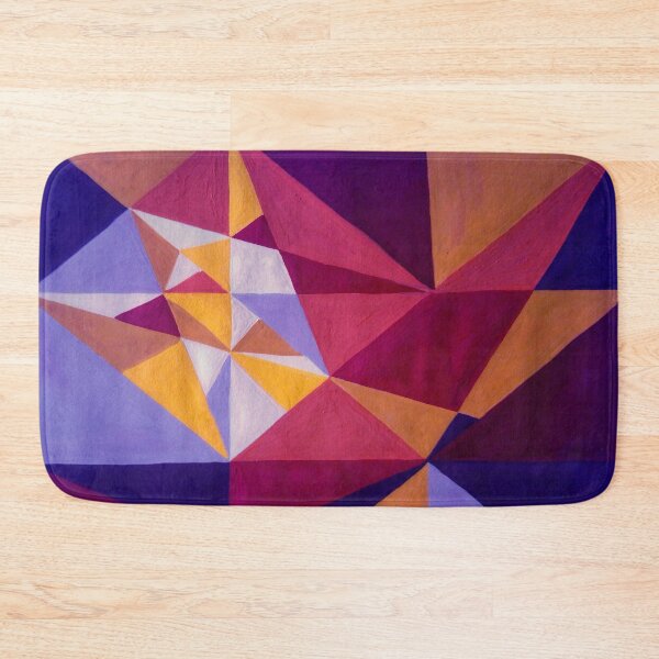Item preview, Mountains 80s retro abstract landscape - Purple, Orange & Pink designed and sold by VerryBerry.