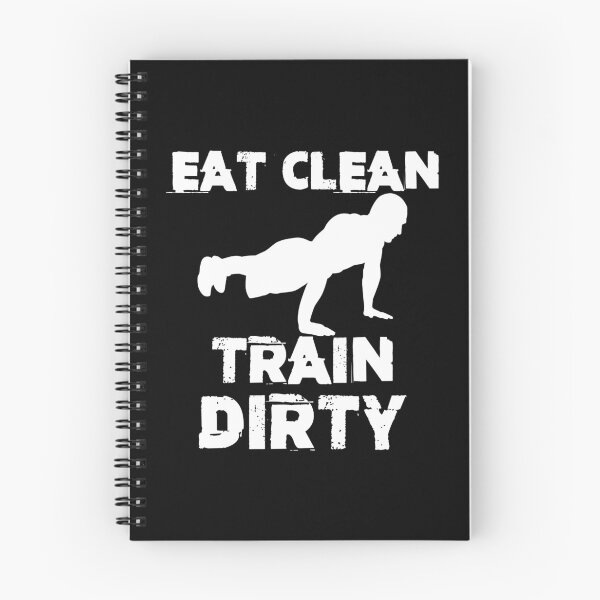 Item preview, Eat clean Strongman diet Powerlifitng quote  designed and sold by Nessshirts.