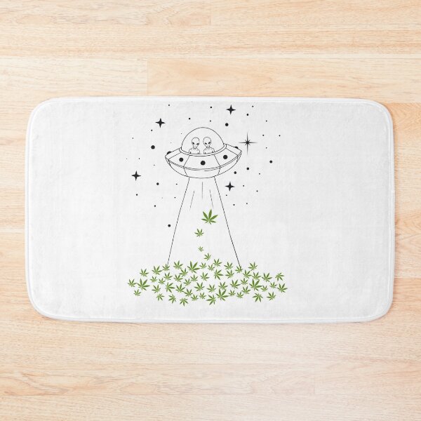 Item preview,  Alien Weed Pot Leaf UFO Abduction Marijuana Cannabis . designed and sold by minstore.
