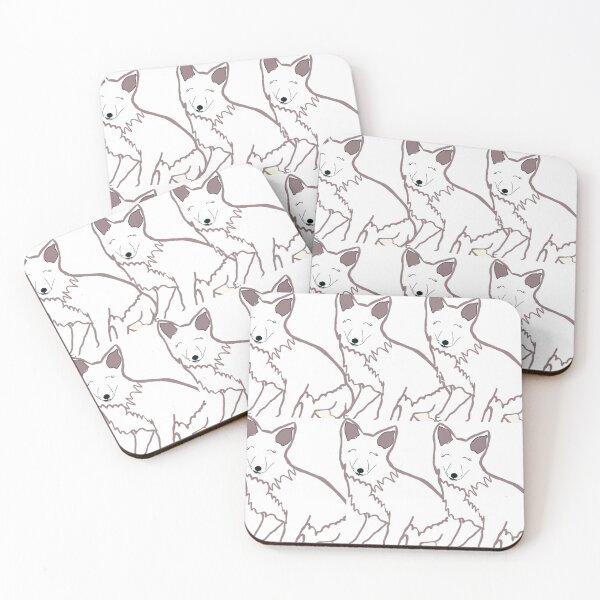 Item preview, White Fox Pattern  designed and sold by artisticashton.