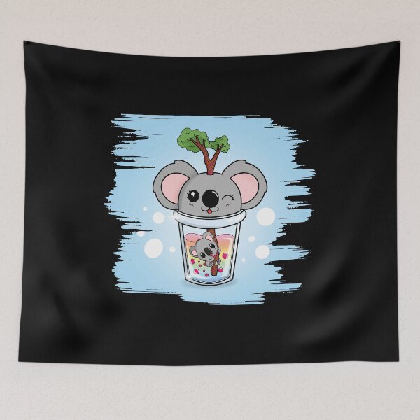 Item preview, Cute Koala bear inside koala boba illustration, cute animal gift idea for a koala lover designed and sold by JUSTBEELEGANT.