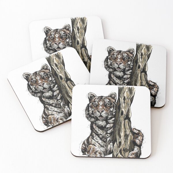 Item preview, Bengal Tiger Illustration designed and sold by juicycreations.