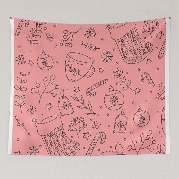 Item preview, Christmas Pattern VIII designed and sold by wallflowerbee.