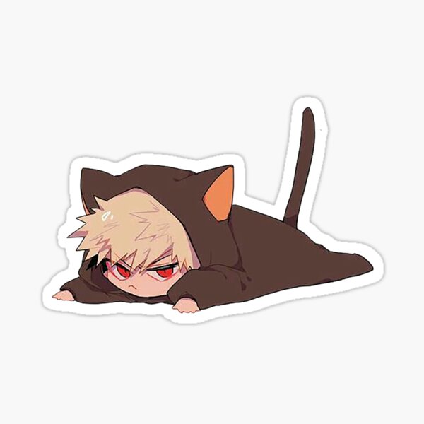 Cat Bakugo Sticker