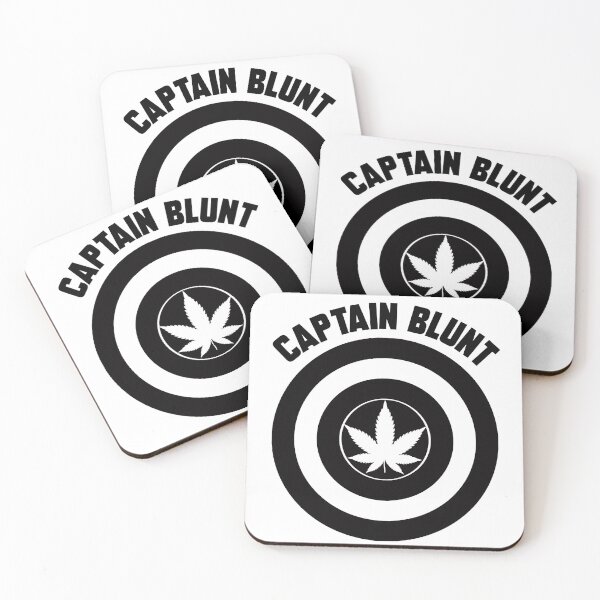 Item preview, Captain Blunt logo black + text designed and sold by Dkrode.