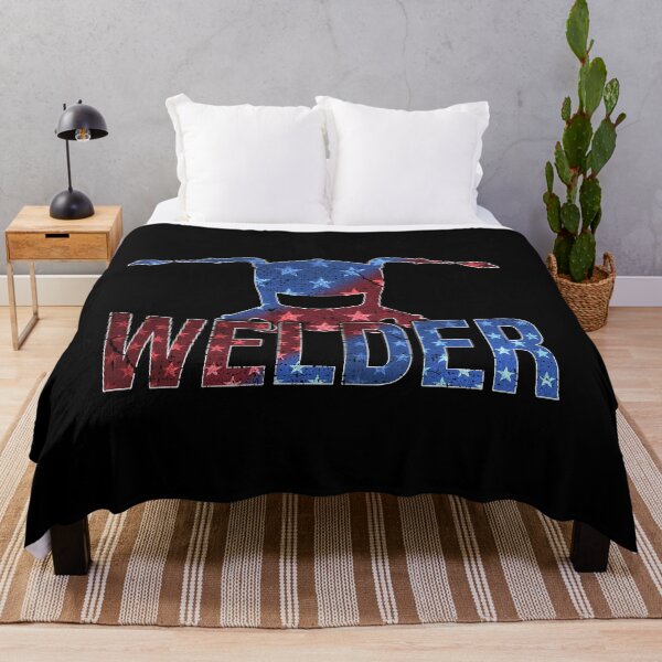 Item preview, Welder America Flag Gift Welding Helmet USA Patriotic Welder designed and sold by MarioShirtWorld.