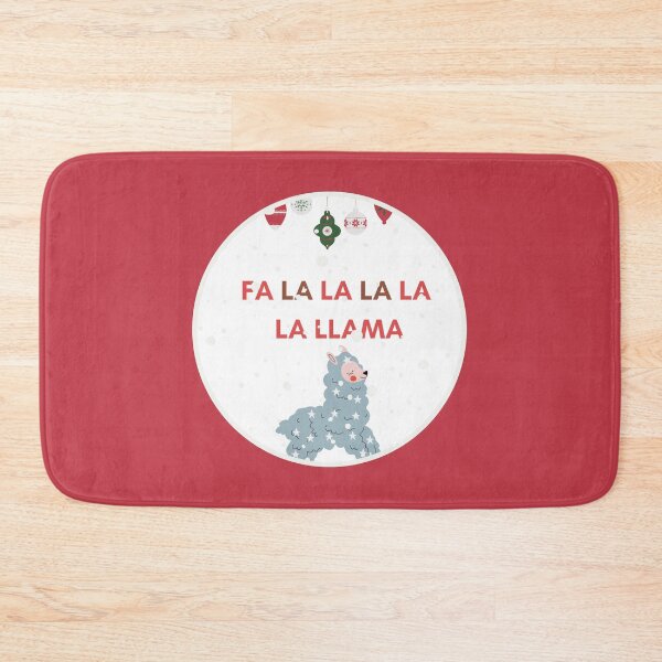 Item preview, FaLaLaLaLa LaLa Llama Red designed and sold by Sershni.