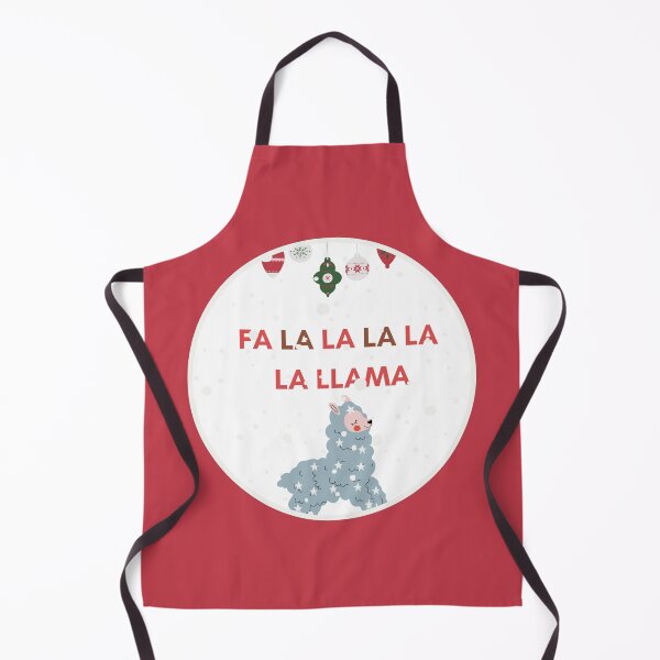 Item preview, FaLaLaLaLa LaLa Llama Red designed and sold by Sershni.