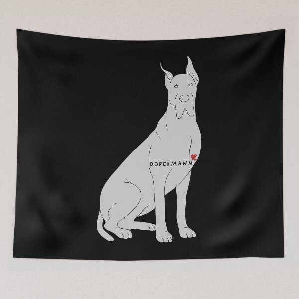Item preview,  Christmas Dobermann Dog, Doberman Dog Crew designed and sold by . JustBeUnique ..