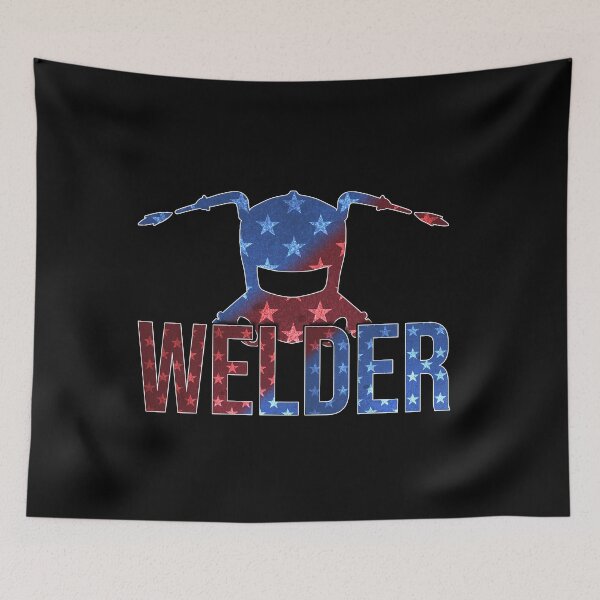 Item preview, Welder America Flag Gift Welding Helmet USA Patriotic Welder designed and sold by MarioShirtWorld.