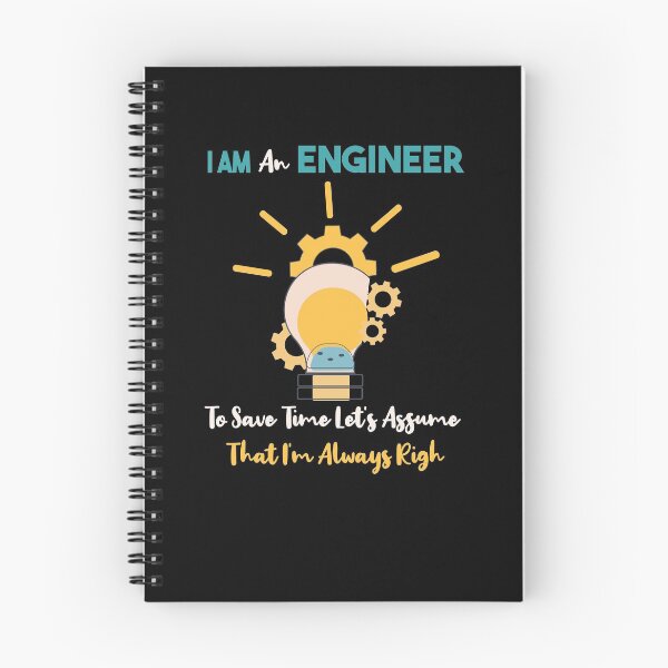 Item preview, I Am An Engineer To Save Time I'm Always Right cool science teacher gifts designed and sold by LANANIL.