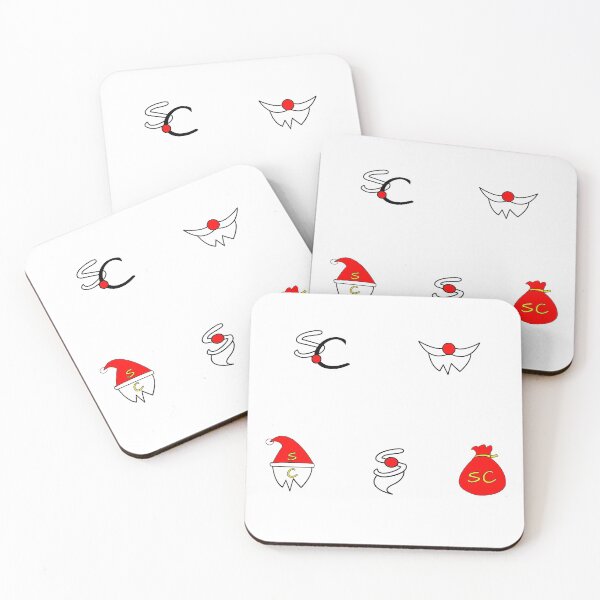 Item preview, Santa Claus logo pattern designed and sold by sketchypages.