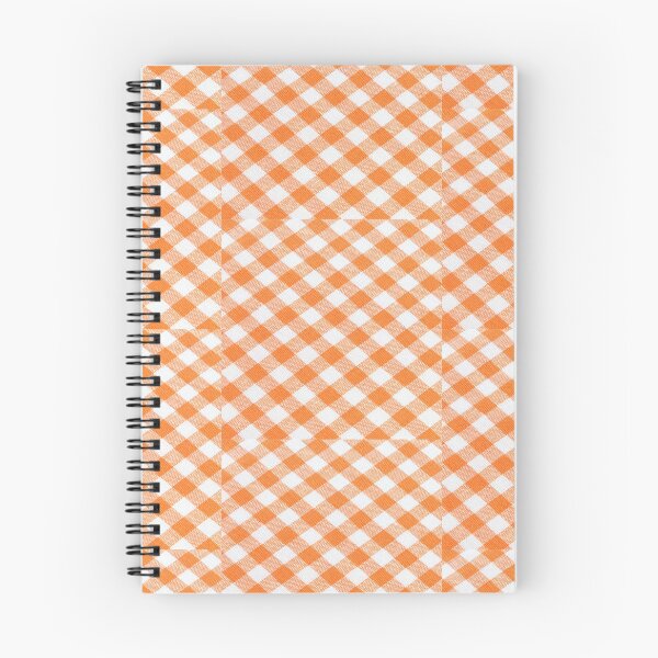 Item preview, Orange Checks designed and sold by Radhika Rathore.