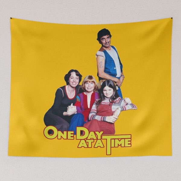 Item preview, One Day at a time RetroThrowback Cast Tribute designed and sold by 90snerd.
