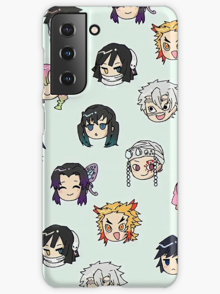 Demon Slayer Manga Icons Samsung Galaxy Phone Case By Cyrellelana Redbubble