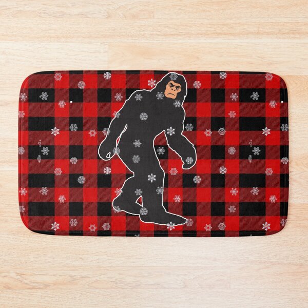 Item preview, Buffalo plaid christmas bigfoot christmas yeti designed and sold by GoodyLeo.