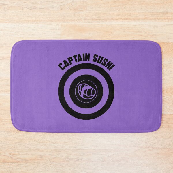 Item preview, Captain Sushi logo black + text designed and sold by Dkrode.