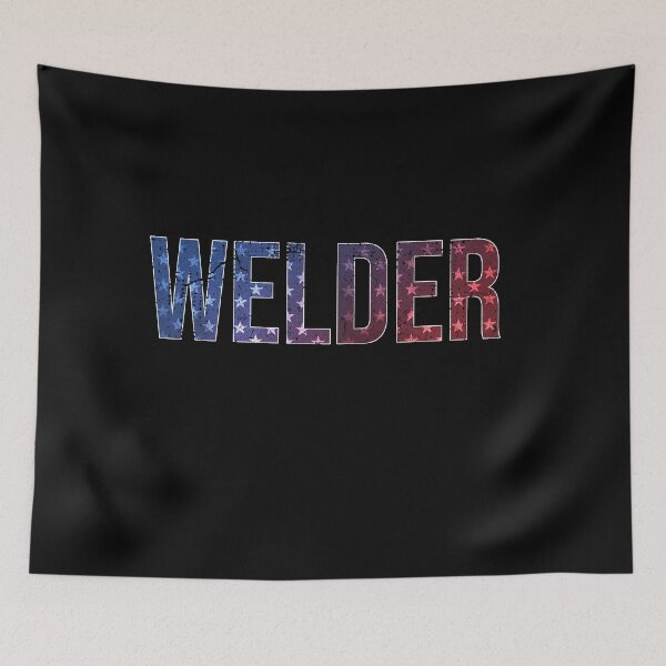 Item preview, Welder America Flag Gift Welding Helmet USA Patriotic Welder designed and sold by MarioShirtWorld.