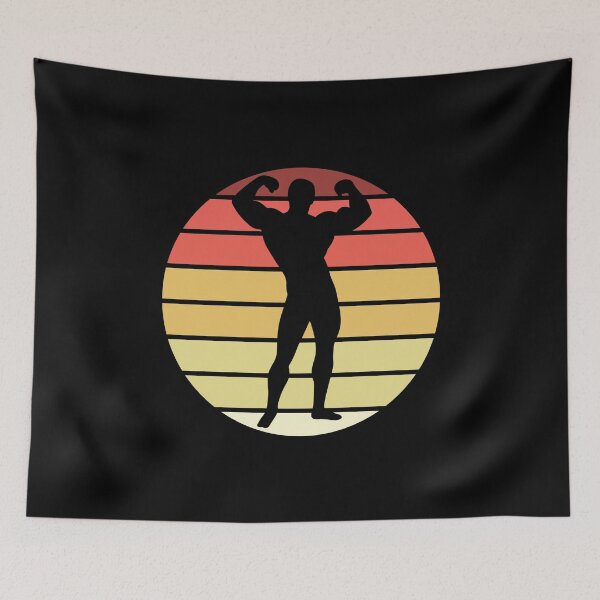 Item preview, Vintage Bodybuilding motivation posing workout designed and sold by Nessshirts.