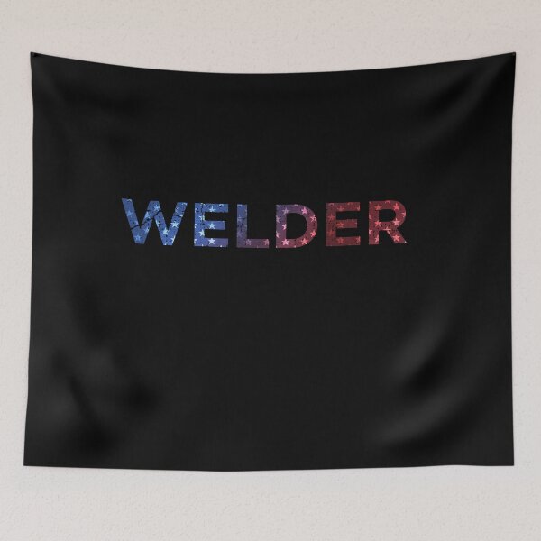 Item preview, Welder America Flag Gift Welding Helmet USA Patriotic Welder designed and sold by MarioShirtWorld.