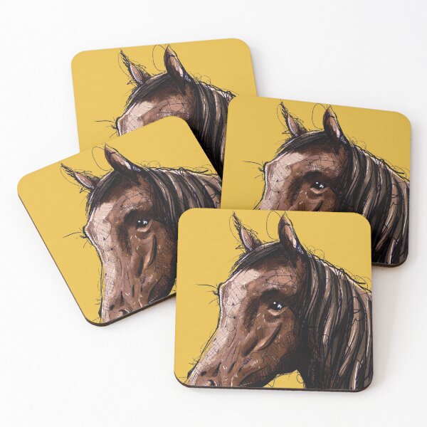 Item preview, Chestnut Horse Illustration designed and sold by juicycreations.