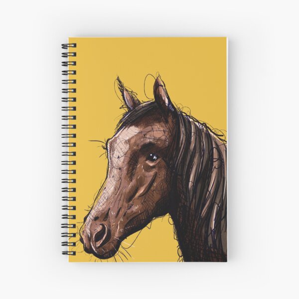 Item preview, Illustration de cheval de châtaigne designed and sold by juicycreations.