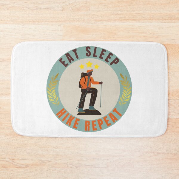 Artikelvorschau, Eat Sleep Hike Repeat entworfen und verkauft von BahiaStyle.