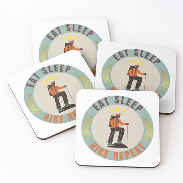 Item preview, Eat Sleep Hike Repeat designed and sold by BahiaStyle.