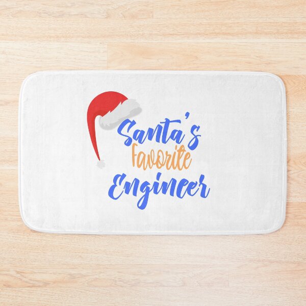 Item preview, Santa's Favorite Engineer, Christmas Engineer, Christmas Engineer Gift, Funny Christmas Engineer, Christmas Santa Engineer designed and sold by Mode Tees.