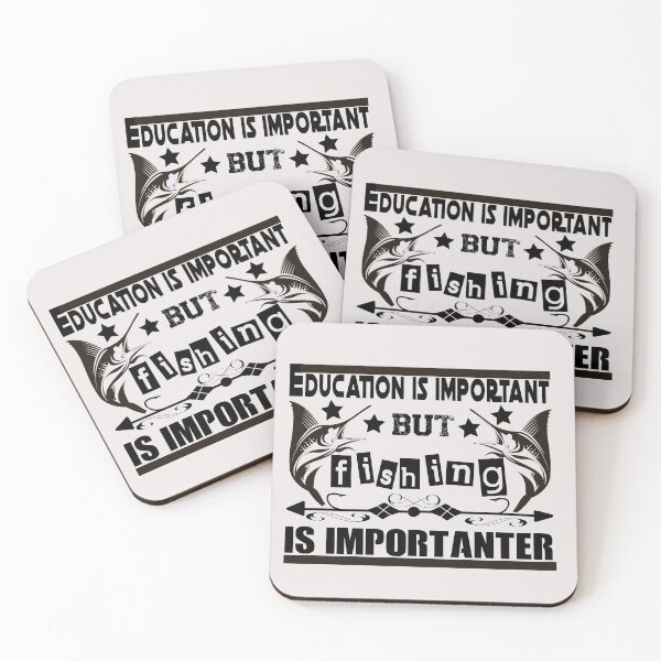 Item preview,  Education is Important but Fishing is Importanter  designed and sold by ADAMYASS.