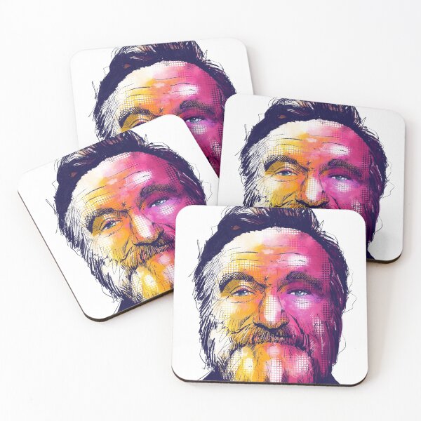 Item preview, Robin Williams Tribute Portrait Illustration designed and sold by juicycreations.