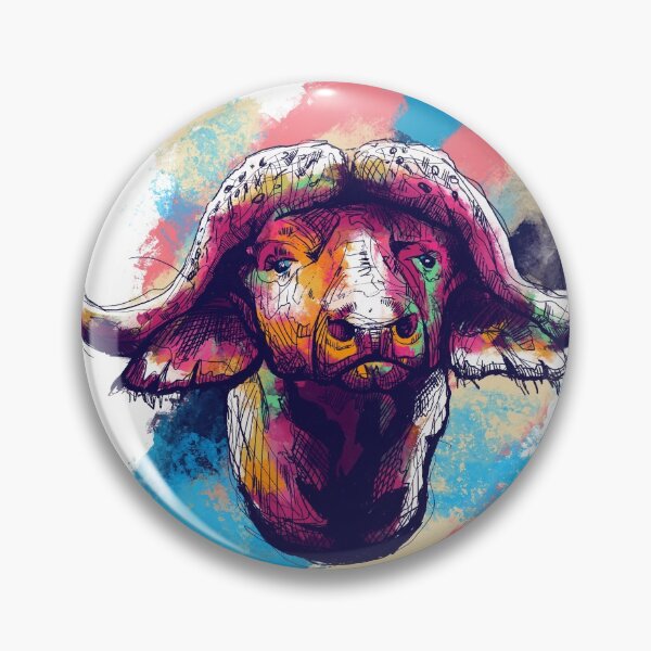 Item preview, Buffalo Paint Splatter Illustration designed and sold by juicycreations.