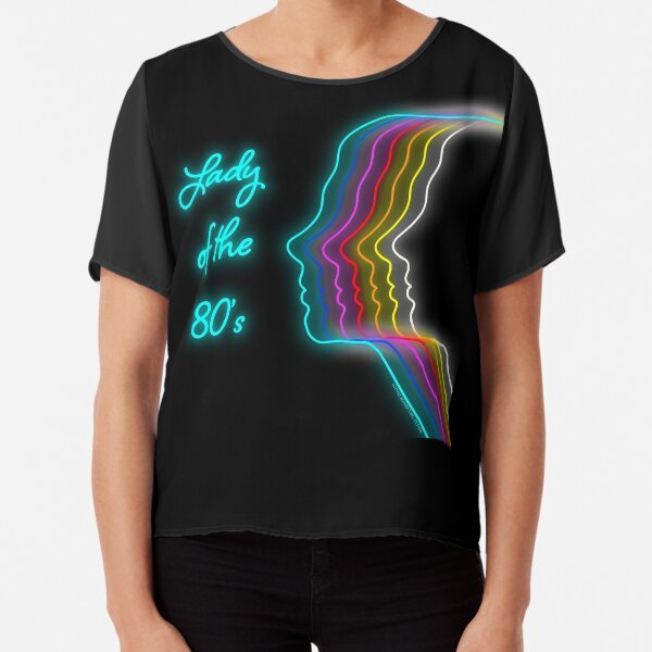 Lady of the 80's Chiffon Top