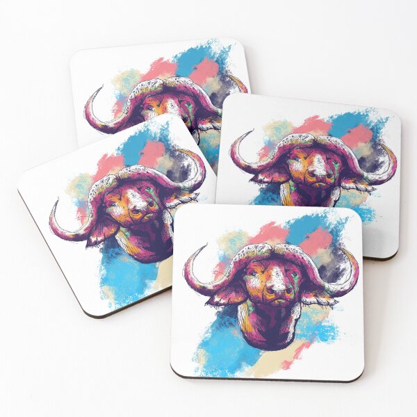 Item preview, Buffalo Paint Splatter Illustration designed and sold by juicycreations.