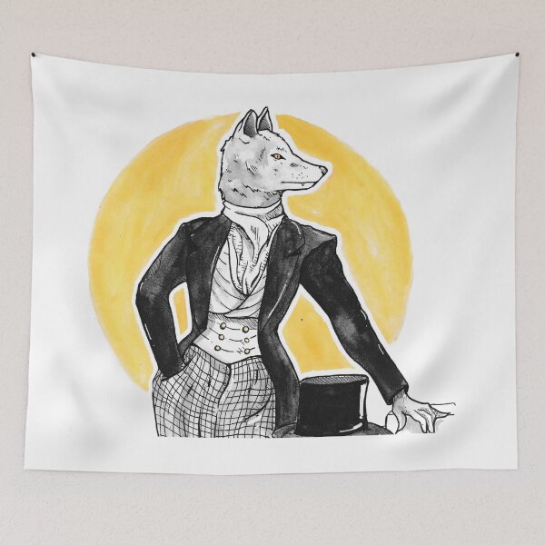 Item preview, Mr. Wolf  designed and sold by Thewonkycanvas.