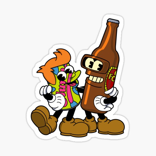 Phillip J Fry Stickers For Sale Redbubble
