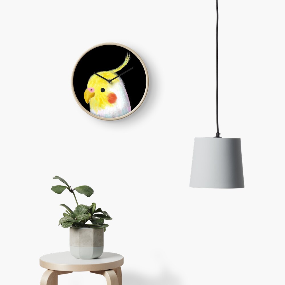 Cockatiel Bird Clock