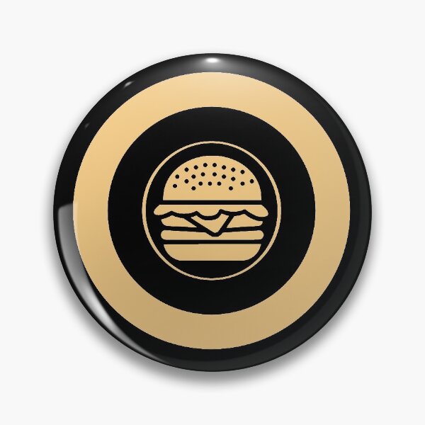 Item preview, Captain Burger logo black solo designed and sold by Dkrode.