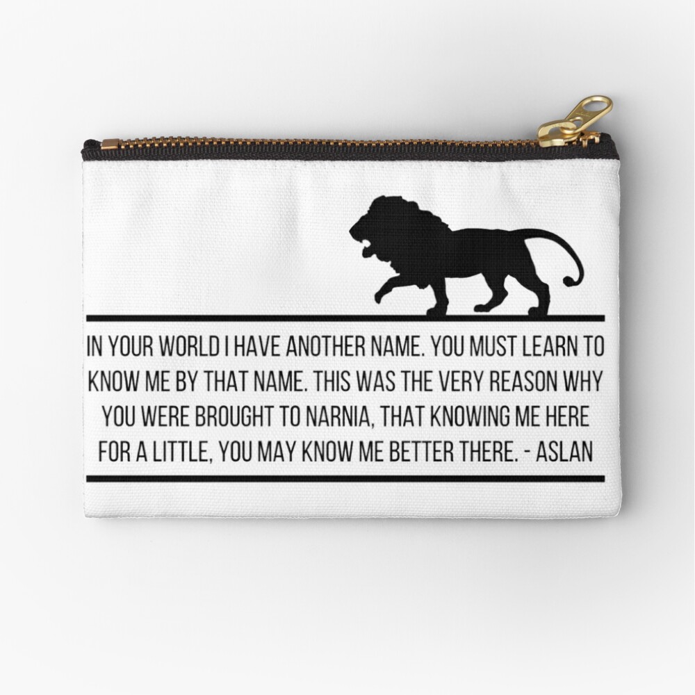 Aslan Quote // Narnia, CS Lewis Poster for Sale by CarolineTherese